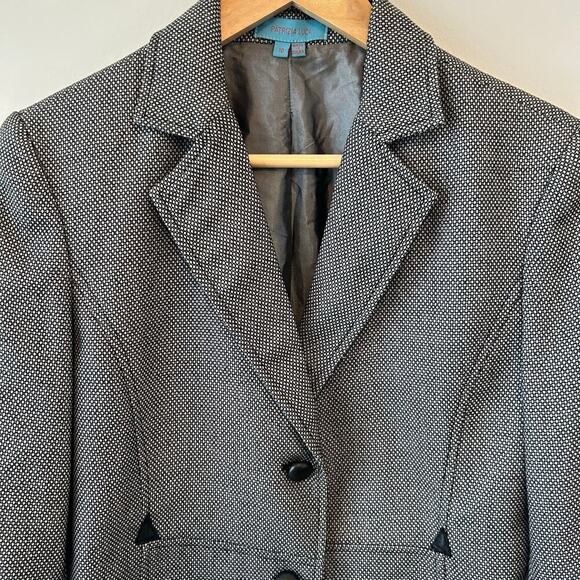 Patrizia Luca Black & White Blazer Size 10 - Picture 3 of 6